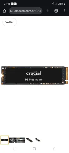 SSD Crucial P5 Plus M.2 NVME 2TB