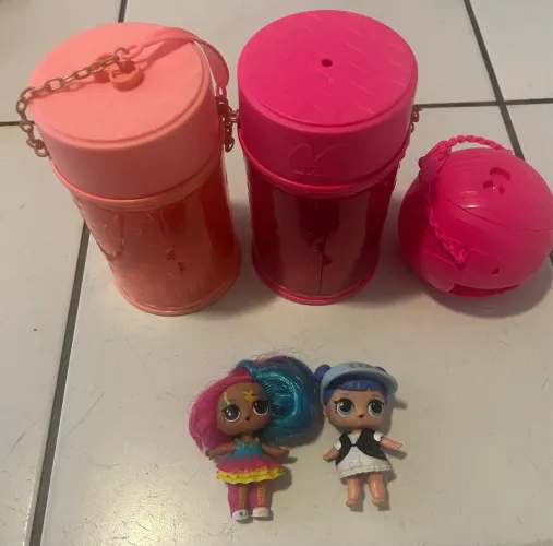 Bonecas LOL e Shopkin