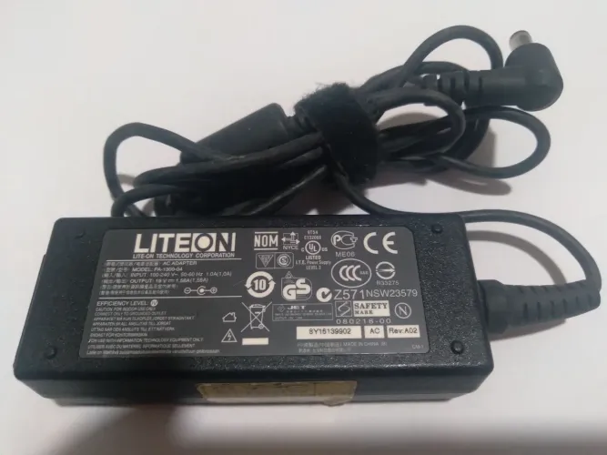 FONTE NOTEBOOK LITEON PA-1300-04 19V 1.58A