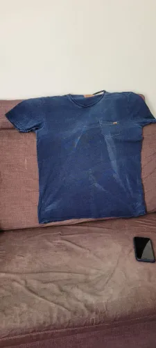 Camiseta Jeans Azul M