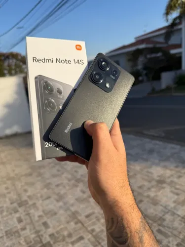 Redmi Note 14S - Câmera de 200MP e Carregamento Rápido!