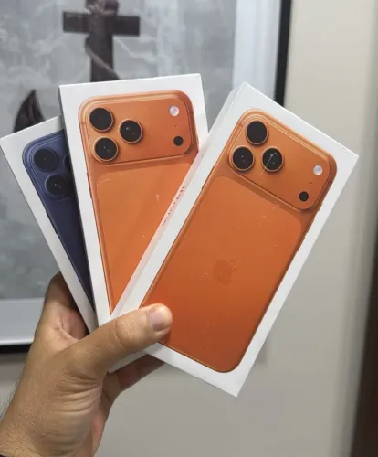IPHONE 17 PRO MAX 256gb Azul é laranja