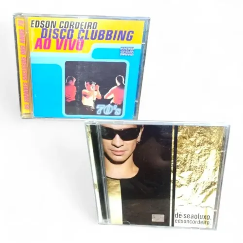 Lote 2 Cds Edson Cordeiro (Disco Clubbing + dé-seaoluxo) ?