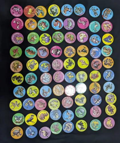 Coleção de Tazos anos 90