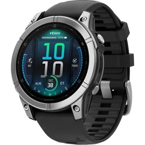 Relogio Smartwatch Garmin Fenix e 47 MM Stainless Steel - Slate Gray