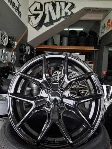 Jogo de rodas novas aro 17 4x100 esportivas Sampson 