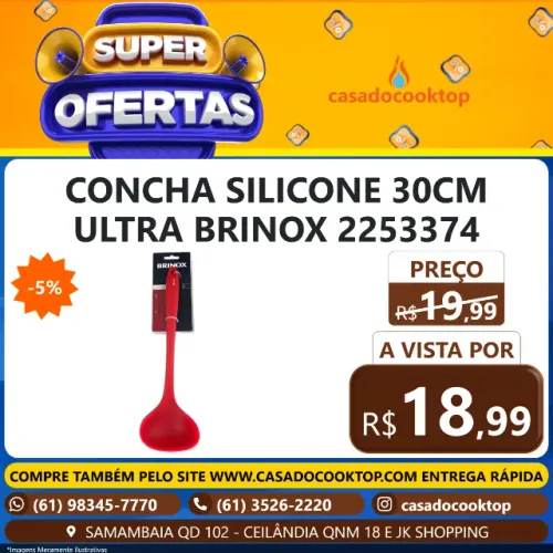 CONCHA SILICONE 30CM ULTRA BRINOX 2253374