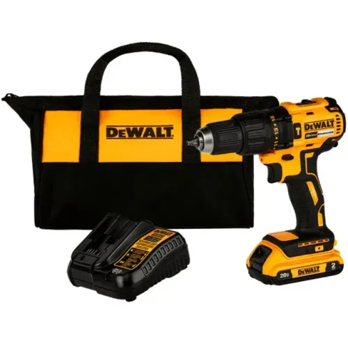 Parafusadeira Furadeira Brushless 1/2 Pol. 20V com Bateria Lítio-Íon 2Ah DEWALT-DCD7781D1