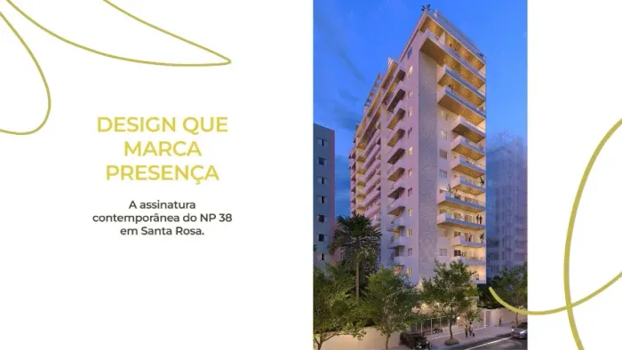 Condomínio NP38 Santa Rosa - Apartamentos de 1 ou 2 quartos