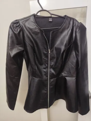 Jaqueta Corino Preta Shein M