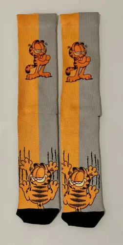 meia personalizada garfield gato desenho
