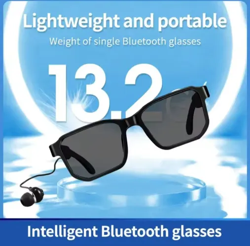 Óculos Bluetooth Leves e Portáteis - 13.2g