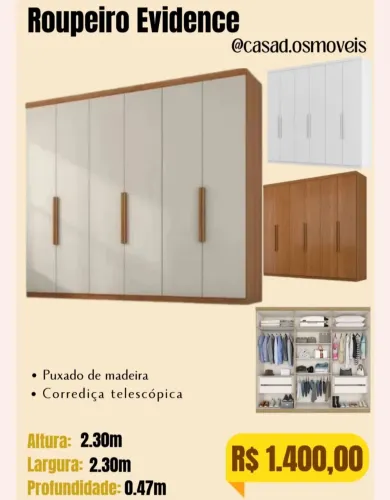 Roupeiro Evidência 6P