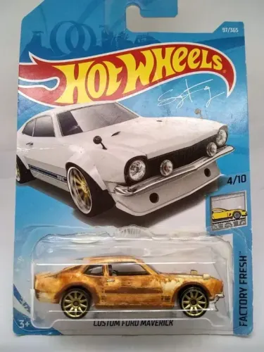 hot wheels ford maverick custom rust - leia a descrição