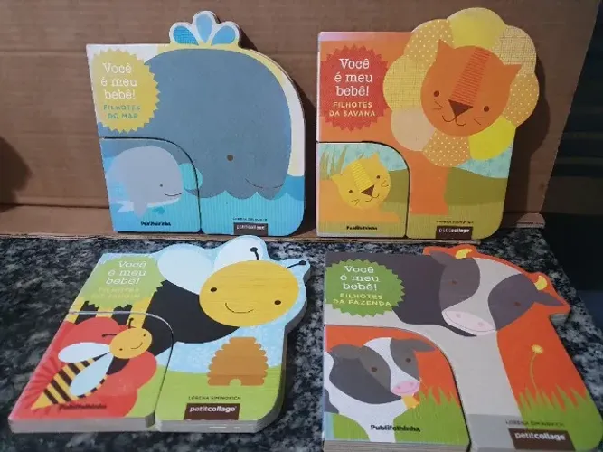 Coleção Você é meu Bebê da Publifolhinha com 4 livros