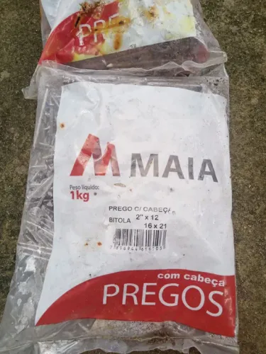 Prego c/ cabeça 2"x12 bitola 16x21 - 16 pct 1kg cada