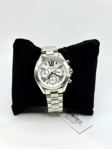 Relógio Michael Kors MK6174 - Pulseira Prateada Luxo - NOVO!  Envio Imediato 