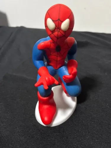 Topo de Bolo Homem Aranha em biscuit sem pavio