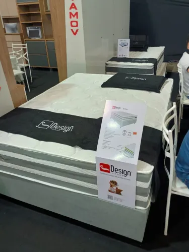 Cama Box Casal Molas Ensacadas Talismã Design - Novo e embalado!!