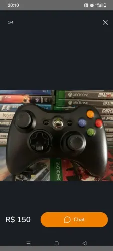 Controle Xbox 360 original entrego 