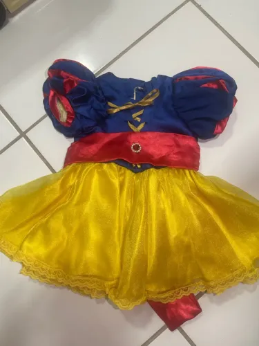 Fantasia Infantil Branca de neve - Pronta Entrega!