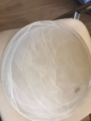 Cúpula de Vidro Murano Decorativa/não acompanha parte elétrica .
