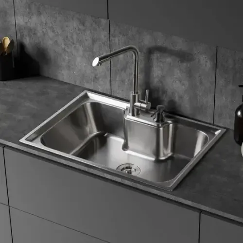 Cuba Higold em Aço Inox 304 Escovado .