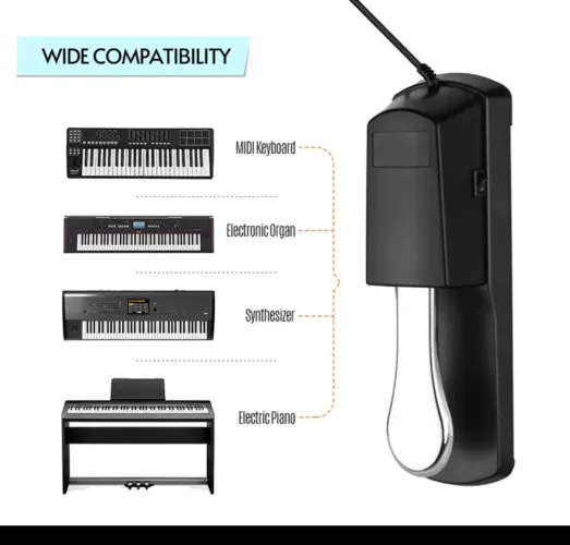 Pedal Sustain teclado universal - Korg roland yamaha Nord - Promoção