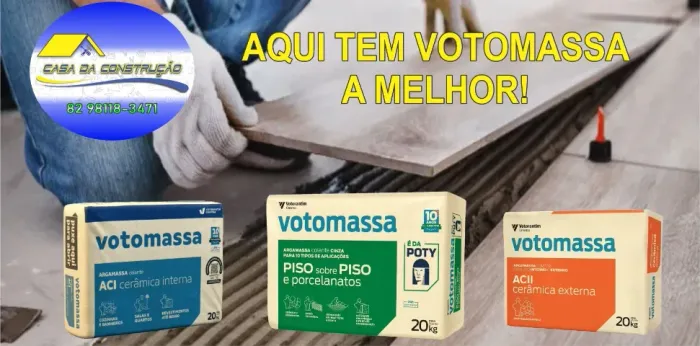 Argamassa Votomassa Ac1, Ac2 E Piso sobre Piso