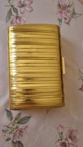 Bolsa de Festa Carteira Dourada