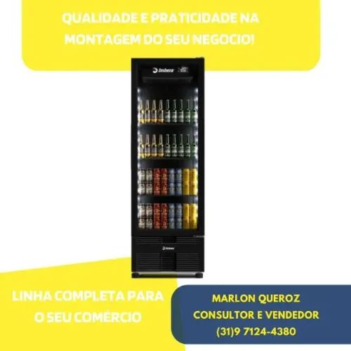 Cervejeira 569 Litros All Black Imbera 220v