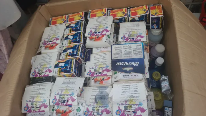 Lote 200 cartuchos varias marcas modelos hp epson canon leia