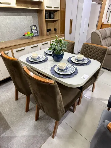 Promoção Mesa Jantar C 4 Cadeiras (Nova direto da Fábrica)