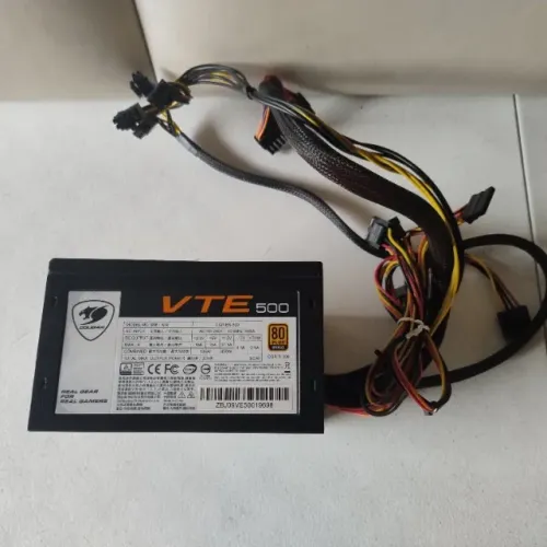 Fonte PC computador Atx 500w Cougar 80+bronze Cor Preto