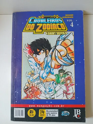 Mangá CdZ Saint Seiya Volume 4 (JBC, 2004)