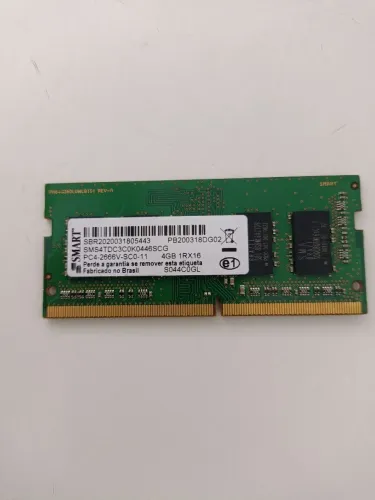 Memória smart 4GB notebook