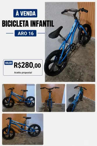 Bicicleta | Infantil Aro/ 16 Houston