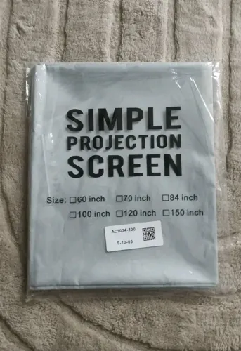 Tela projeção cinza 100polegadas