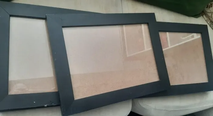 Moldura para Quadros - 35 cm comprimento x 27 cm largura, com vidro e fundo removível