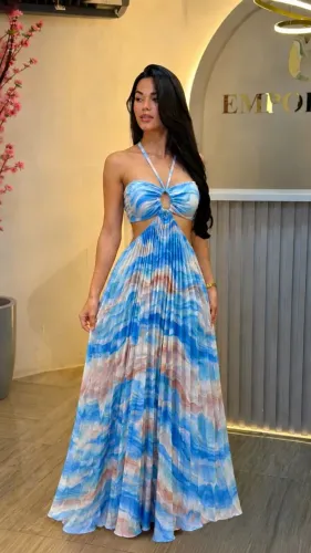 Vestido Plissado