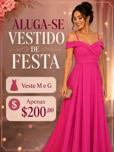 ALUGA-SE VESTIDO DE FESTA