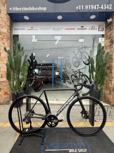 CANNONDALE SUPERSIX EVO CARBONO DISC - 54 - SHIMANO 105 ELETRÔNICO Di2 24V RODAS DT SWISS