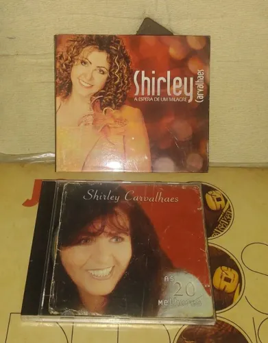 Shirley Carvalhaes Cd Gospel, Lote com 2u, originais, bom estado.