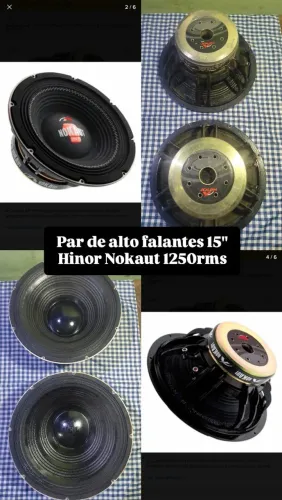 Alto falante 15" 1250 RMS