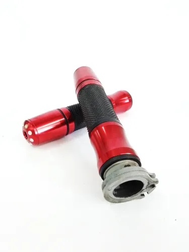 Manopla Punho Kawasaki Er6n 2010 Vermelho