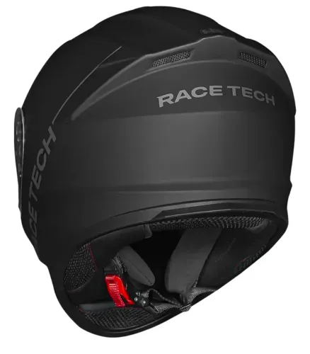 Capacete Race Tech Hit Monocolor Preto Fosco