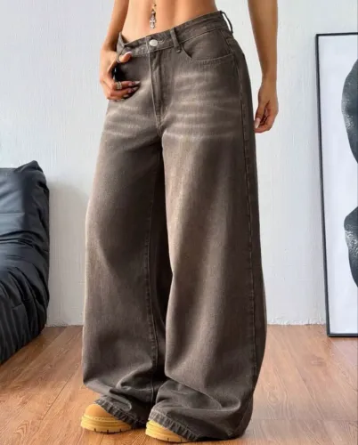 calça marrom