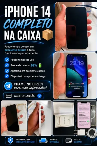 Iphone 14 na caixa