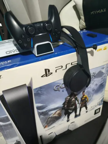 Ps5 mídia física+ 2 controles hall efect+ pluse 3d