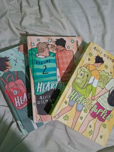Livro 1, 2 e 3 de Heartstopper 